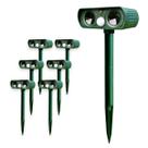 Repelente Ultrassônico Solar Kit 6 Uni Afasta Animais Bichos Pombos Ratos Gambas Roedores Protege Casa Quintal Jardim Repelente Ultrassônico Solar Kit 6 Uni Afasta Animais Bichos Pombos Ratos Gambas Roedores Protege Casa Quintal Jardim