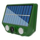 Repelente Ultrassônico Solar Para Gatos E Cães, À Prova d'Água, Com Lanterna Para Pomares, Estufas E