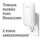 Repetidor de Sinal Wi-Fi TP-Link RE200 AC750 Dual Band 2.4/5GHz Cor Branco 110V/220V