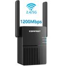 Repetidor extensor Wifi de 1200 Mbps de banda dupla 2,4 GHz/5 GHz