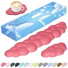 Reposamuñecas para teclado tipo nube JIKIOU con base de PU y espuma viscoelástica Reposamuñecas para teclado tipo nube JIKIOU con base de PU y espuma viscoelástica