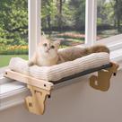 Reposapiés de Ventana Gardner para Gatos - Hamaca 2 en 1 para Gatos Grandes