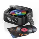 Reproductor de CD MONODEAL portátil con Bluetooth, carga inalámbrica y alarma