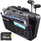 Reprodutor de Cassete KLIM K7 Conversor Portátil de MP3 16 GB