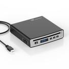 Reprodutor de CD para carro MONODEAL Bluetooth USB portátil Plug & Play