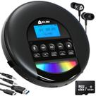 Reprodutor de CD portátil KLIM Nomad com Bluetooth, rádio FM e cartão TF de 16 GB Reprodutor de CD portátil KLIM Nomad com Bluetooth, rádio FM e cartão TF de 16 GB