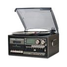 Reprodutor de Discos LoopTone 9 em 1 - CD, Bluetooth e Cassete (3 Velocidades)