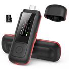 Reprodutor de MP3 AGPTEK A55PL 64 GB com USB Tipo C e bateria AAA