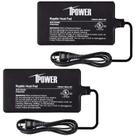 Reptile Heat Pad iPower 10x18cm Under Tank Heater, pacote com 2 unidades