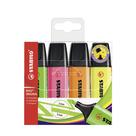 Resaltador STABILO BOSS ORIGINAL Paquete de 4 Punta Cincel