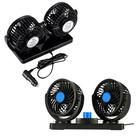 Resfriador Duplo veicular Ventilador para 12v Carro Caminhão