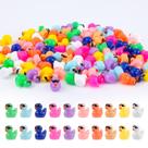 Resin Ducks LUTER Mini com óculos de sol para artesanato, 100 unidades