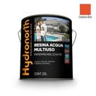 Resina Acqua Color Multiuso Cerâmica Onix 3,6 Litros - Galão Hydronorth