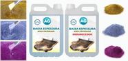 Resina Baixa Espessura 5KG + 3 Glitters