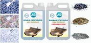 Resina Baixa Espessura 5KG + 3 Glitters