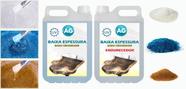Resina Baixa Espessura 5KG + 3 Glitters