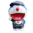 Resina de anime Piggy Bank Doraemonss para crianças 22x27x40cm