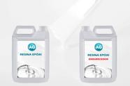 Resina Epóxi 1KG + Cor sólida Branco Sinal RAL9003 AG