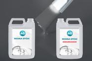 Resina Epóxi 1KG + Cor sólida Cinza Ferro AG - 7011 AG