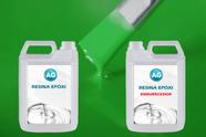 Resina Epóxi 1KG + Cor sólida Verde Puro RAL6037 AG