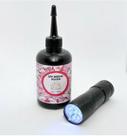 Resina Epóxi UV Hard Sun Cristal 100g com Lanterna UV - Crie Peças em Minutos