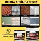Resina Fosca Acrílica Base Água Incolor Impermeabilizante Eurodecor