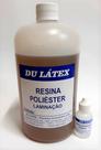 Resina poliéster Laminação 1kg + catalisador
