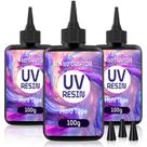 Resina UV Bond Craftor Craft Jewelry Making 300g de transparência