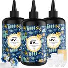 Resina UV OSBANG Crystal Clear Hard 1500g para fabricação de joias Resina UV OSBANG Crystal Clear Hard 1500g para fabricação de joias