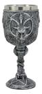 Resina Wine Goblet Pacific Giftware Baphomet Satanic Cult 180mL