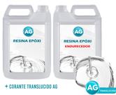 Resinas Epóxi 1KG + Corante Translucido AG