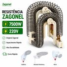 Resistência Chuveiro Ducha Sublime Move Zagonel 7500W 220V
