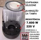 Resistência e Diafragma Ducha Cardal 7600 w 220v - RE033