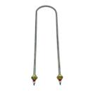Resistência Elétrica Inox Blindada Marmiteiro Banho Maria Rechaud 2500w 220v = 55 X 10 cm