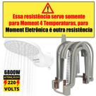 Resistência Original Zagonel para Ducha Moment 4T 220V 6800W