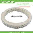 Resistores SMD 0805 (300 Peças) - 0R a 10MΩ - 1/8W - Vários Valores
