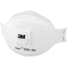Respirador Descartável com Válvula, Branco, 9322+br, Pff-2, Hb004384994 3M Respirador Descartável com Válvula, Branco, 9322+br, Pff-2, Hb004384994 3M