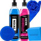 Restaura Protege e Renova Plasticos Borrachas e Pneus Tryon Limpeza e Proteção Brilho Intenso Toque Suave Hydrox Wash Vonixx