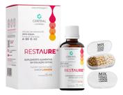 Restaure Vitaminas A D3 E K2 Gotas Laranja Central Nutrition Laranja + Porta Capsulas