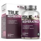 Resveratrol 450mg Antioxidante Vegano 30 Capsulas True Source
