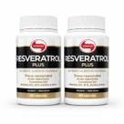 Resveratrol Plus Vitafor Kit com 2 Frascos de 60 Cápsulas