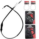 Retentor Bengala + Guarda Pó + Trava + Cabo Acelerador Cg125