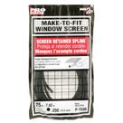 Retentor de tela Spline Prime-Line P7530 0,6 cm x 7,5 m preto