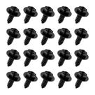 Retentores Fender Bolts, 20 unidades para Scion Toyota Lexus Black