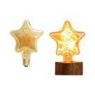 Retro Vintage E27 Lâmpada De Filamento Led 4w A60 St64 T45 T185 G80 G95 G125 Espiral Edison Lâmpada
