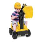 Retroescavadeira Max Escavadeira Infantil Grande C/ Capacete