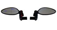 Retrovisor Articulado Para Ponta De Guidão Custom Cafe Racer convexo