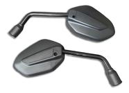 Retrovisor cb 250 twister 2015 2016 2017 lente convexa prata par