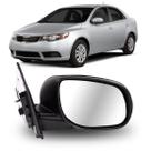 Retrovisor Cerato 2009 2010 2011 Elétrico C/ Aquecedor Liso Preto Retrovisor Cerato 2009 2010 2011 Elétrico C/ Aquecedor Liso Preto