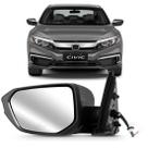 Retrovisor Civic 2017 2018 2019 Elétrico Capa Preta